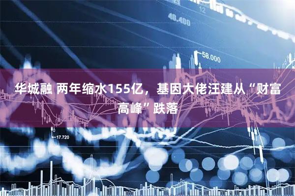 华城融 两年缩水155亿，基因大佬汪建从“财富高峰”跌落